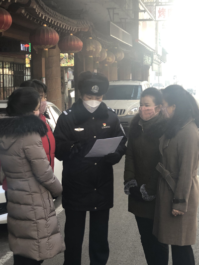 安慧深入轄區(qū)進行逐人逐戶核查、宣傳防疫知識